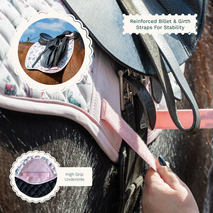 Cath Kidston Equestrian Cowgirl GP Saddle Pad