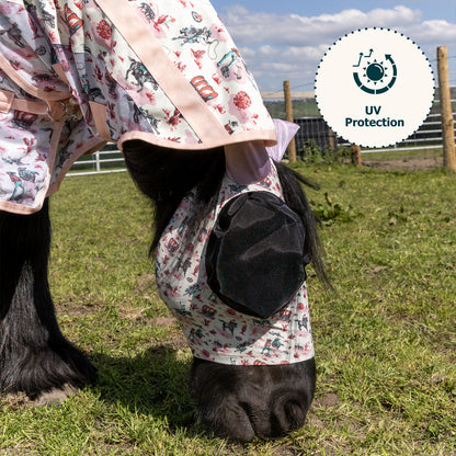 Cath Kidston Equestrian Cowgirl Lycra Fly Mask