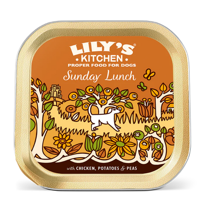 Lily's Kitchen Sunday Lunch Trays for Dogs