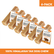 Elkwood 100% Himalayan Yak Peanut Butter Dog Chew | Small Saver Pack (6-Chews)