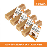 Elkwood 100% Himalayan Yak Peanut Butter Dog Chew | Small Value Pack (4-Chews)