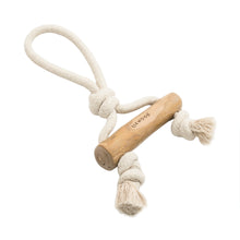Elkwood Coffee Wood Bar Tug Dog Toy