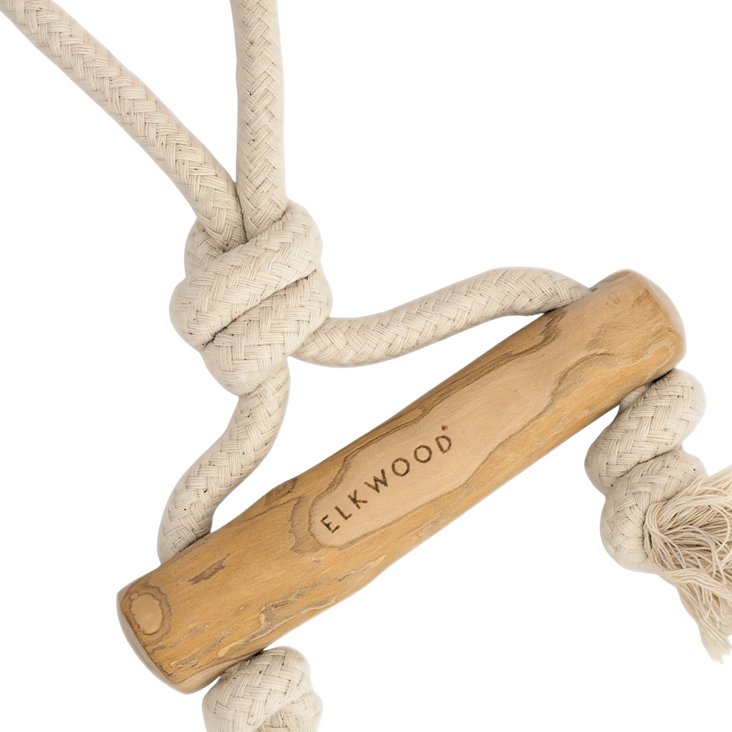 Elkwood Coffee Wood Bar Tug Dog Toy