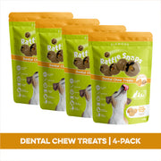 Elkwood Rattlesnaps Peanut & Pumpkin Dental Chew with Chicken Value Pack | 16 Dental Chews