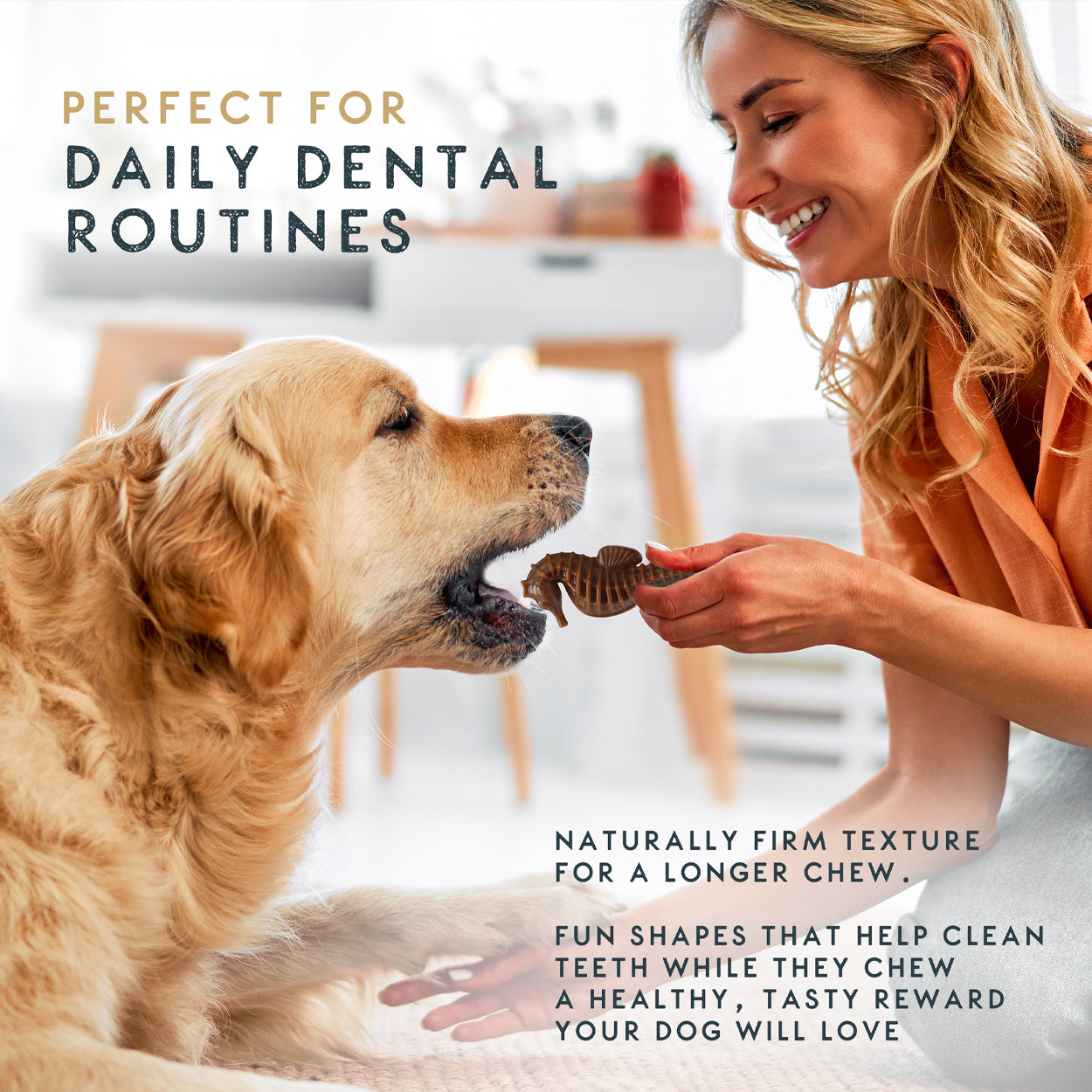 Elkwood Seaweed & Vegetable Dental Dog Chews | Large Value Pack | 4 Packs