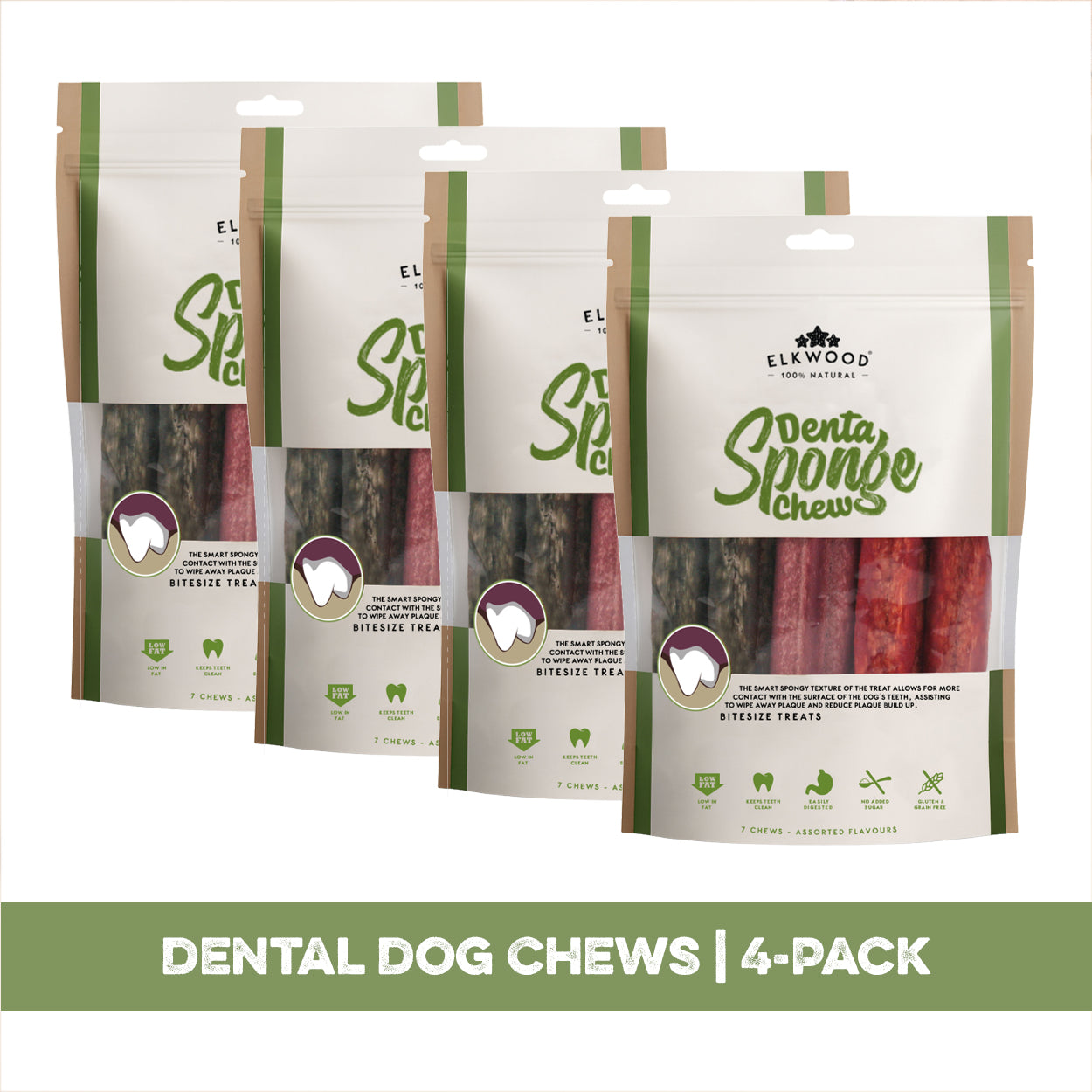 Elkwood Sponge Dental Stick Value Pack | 28 Dental Sticks