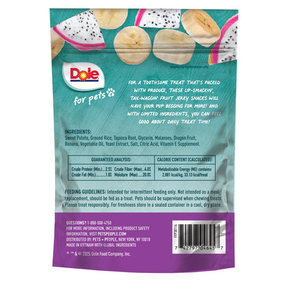 Dole Plant Based Banana & Dragonfruit Dog Jerky