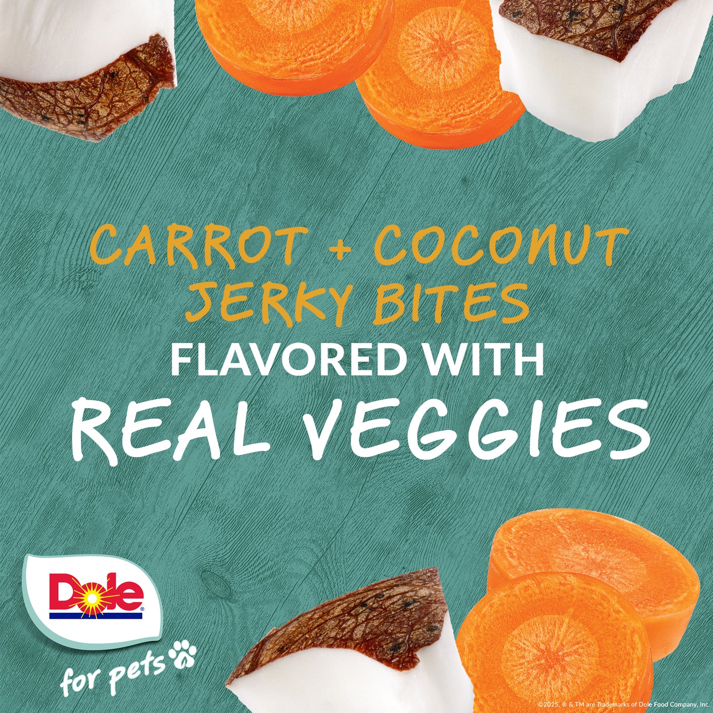 Dole Plant Based Carrot & Coconut Dog Jerky