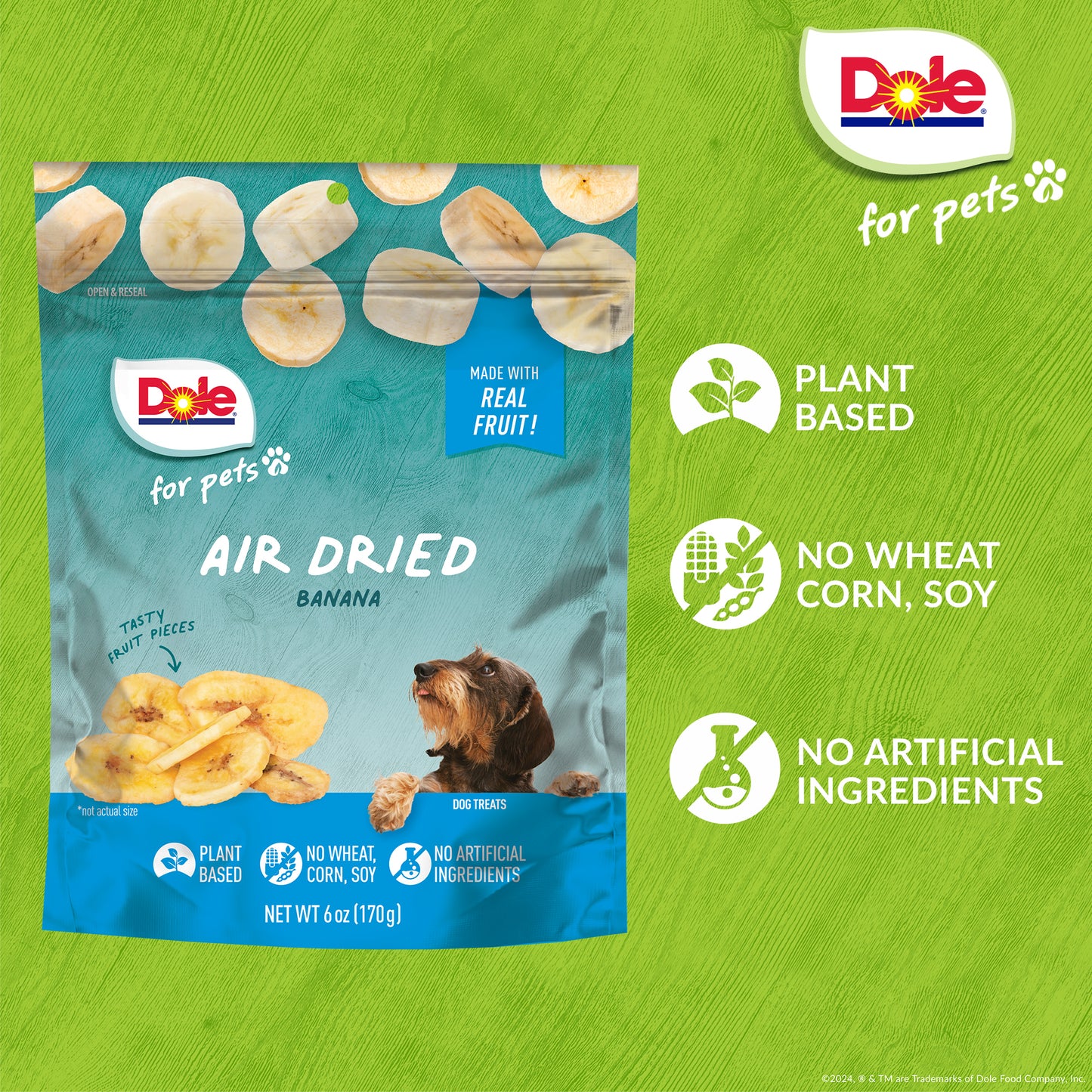 Dole Air Dried Banana Dog Chips