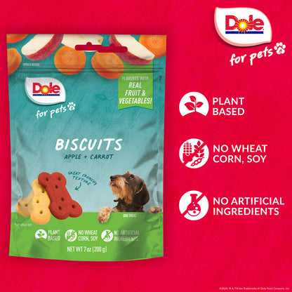 Dole Apple & Carrot Dog Biscuits