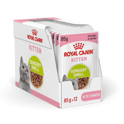 Royal Canin Sensory Kitten Smell Chunks In Gravy