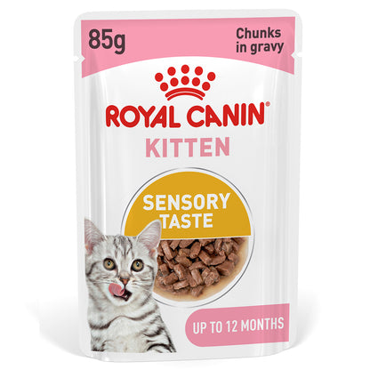 Royal Canin Sensory Kitten Taste Chunks In Gravy
