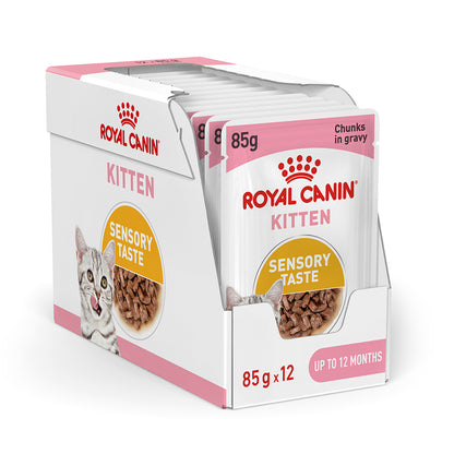 Royal Canin Sensory Kitten Taste Chunks In Gravy
