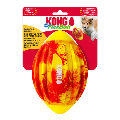 KONG Flexball Sport Football Dog Toy