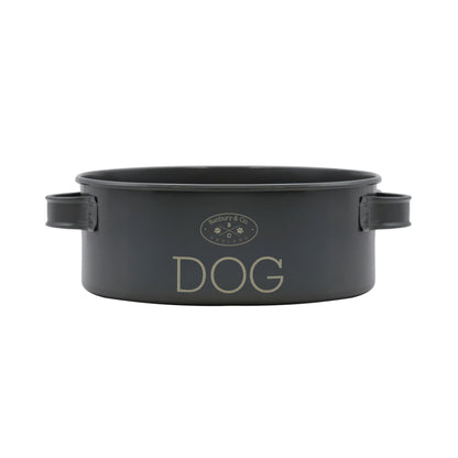 Banbury & Co Galvanized Steel Dog Feeding Bowl | One Size