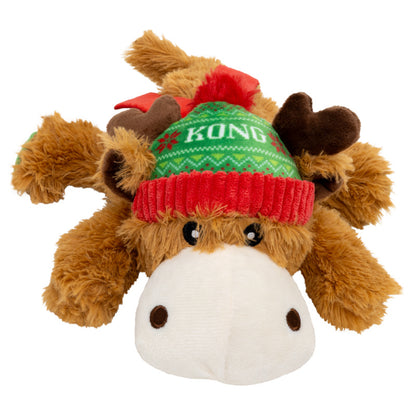 KONG Christmas Holiday Cozie Reindeer Dog Toy