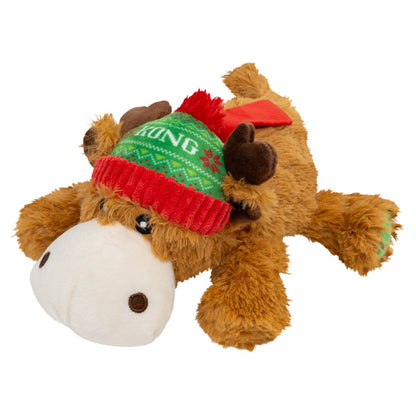 KONG Christmas Holiday Cozie Reindeer Dog Toy