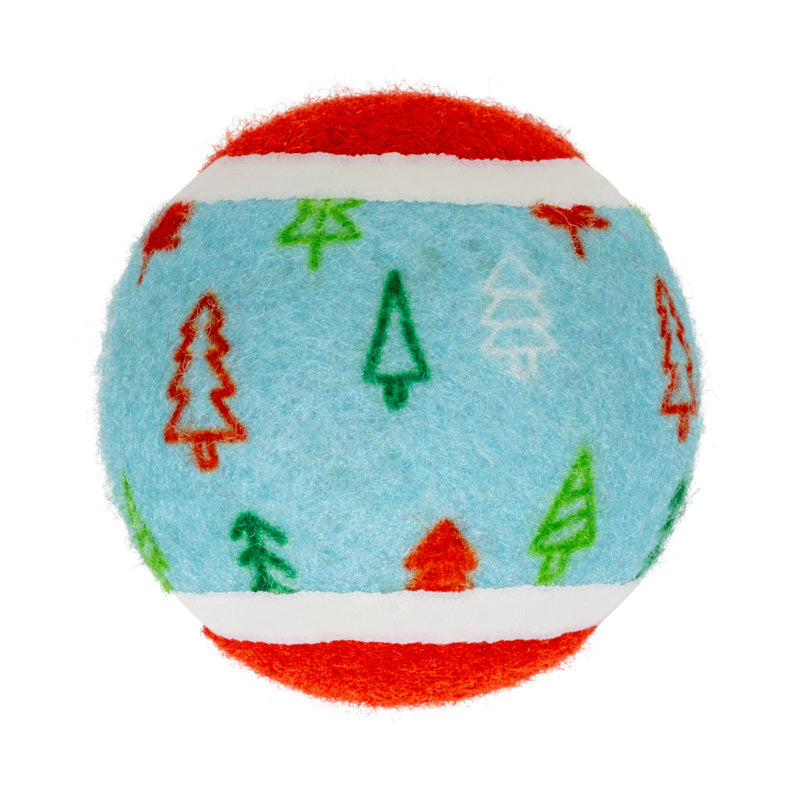 KONG Christmas Holiday SqueakAir® Small Tennis Balls