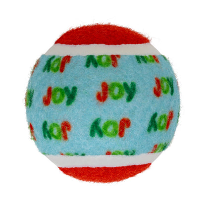 KONG Christmas Holiday SqueakAir® Small Tennis Balls