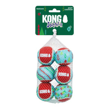 KONG Christmas Holiday SqueakAir® Small Tennis Balls