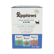 Applaws Cat Broth Pouch 12x70g Multipack - Fish