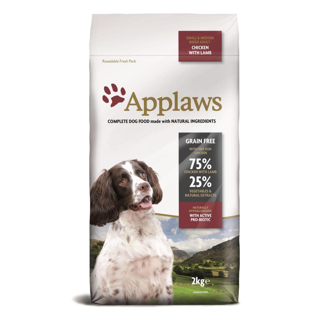 Applaws Dry Dog 2kg Small/Medium breed Adult Chicken with Lamb