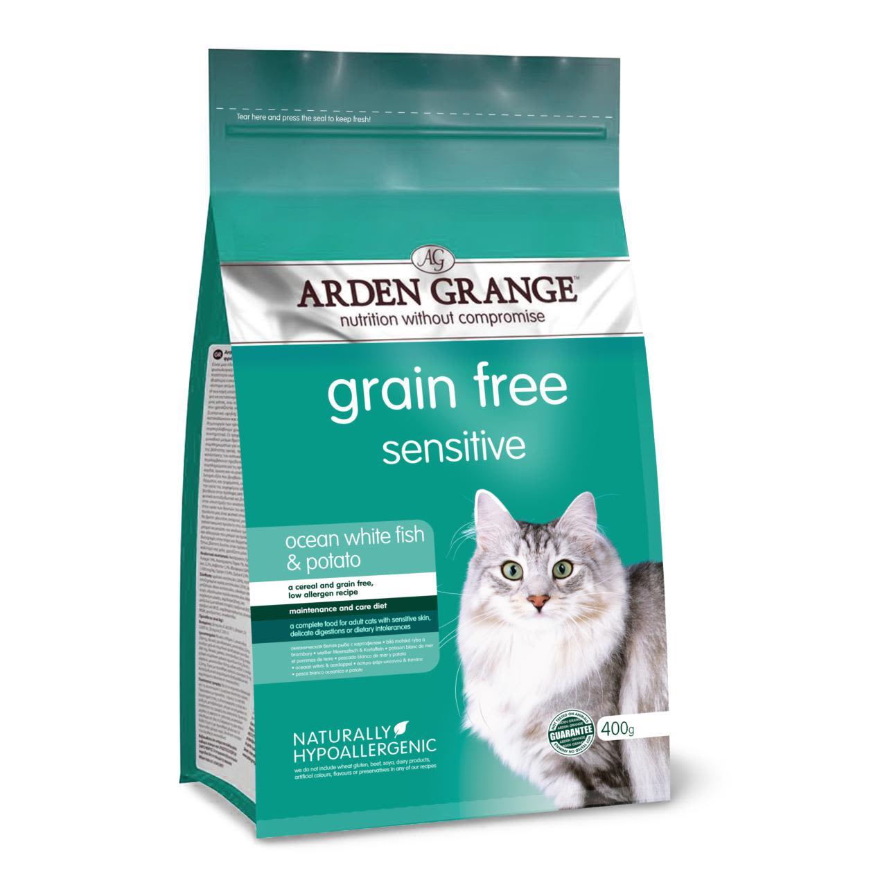 Arden grange Arden Grange Sensitive White Chicken Adult Dry Cat Food pet food packaging