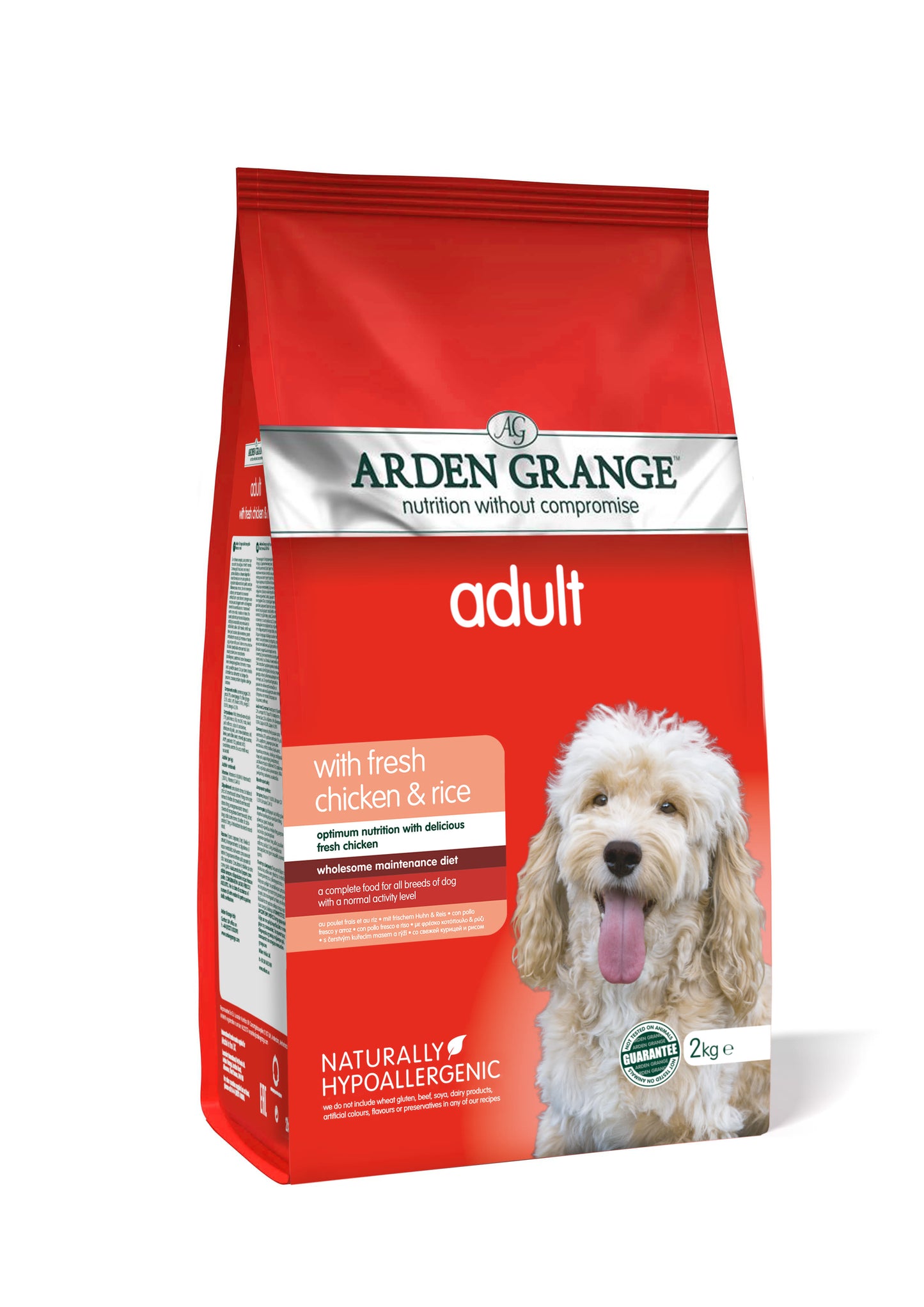 Arden Grange Hypoallergenic Adult Dry Dog Food - Fresh Chicken & Rice