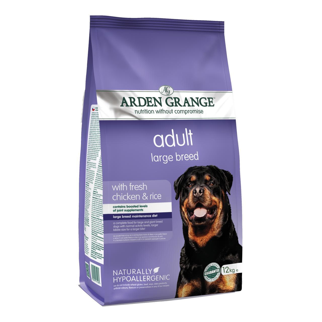 Arden grange Arden Grange Ha Large Chicken Adult Dry Dog Food pet food packaging
