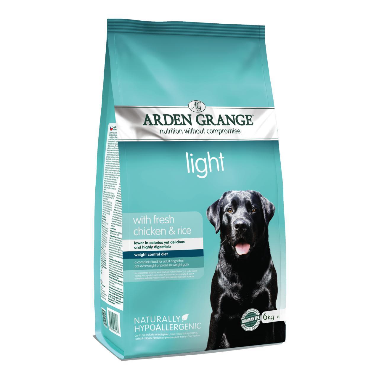 Arden grange Arden Grange Light Chicken Adult Dry Dog Food pet food packaging