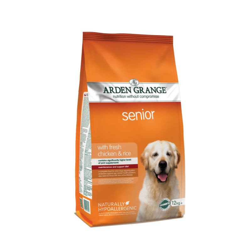 Arden grange Arden Grange Chicken Senior Dry Dog Food pet food packaging