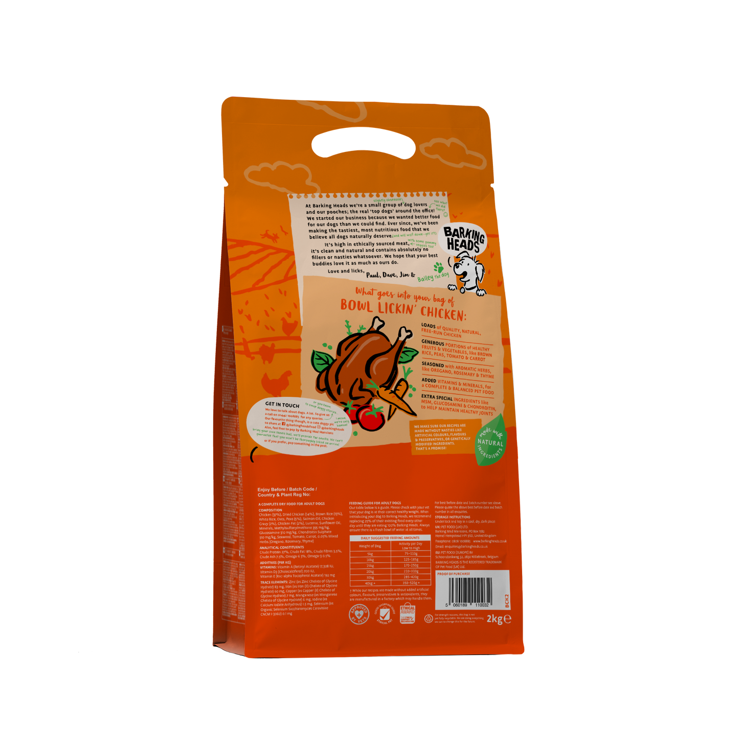 Barking Heads Bowl Lickin' Chicken