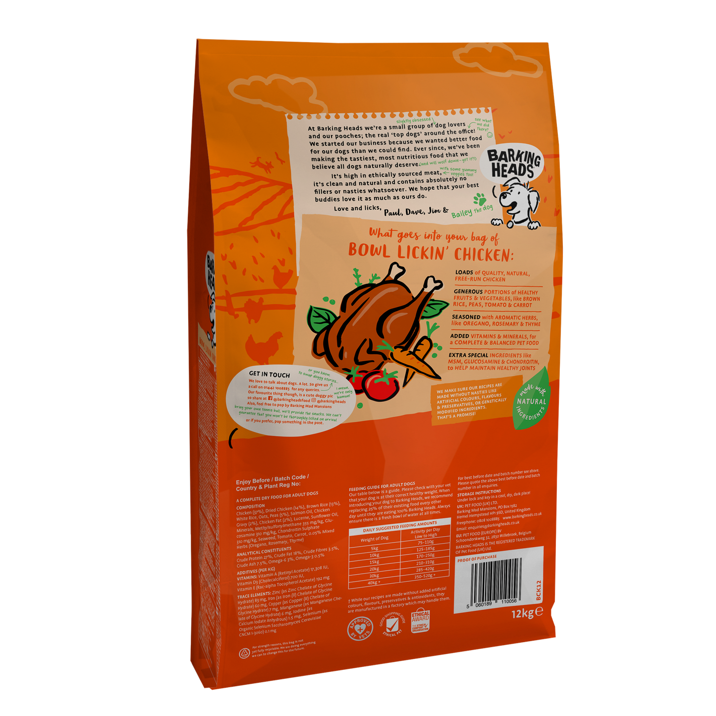 Barking Heads Bowl Lickin' Chicken