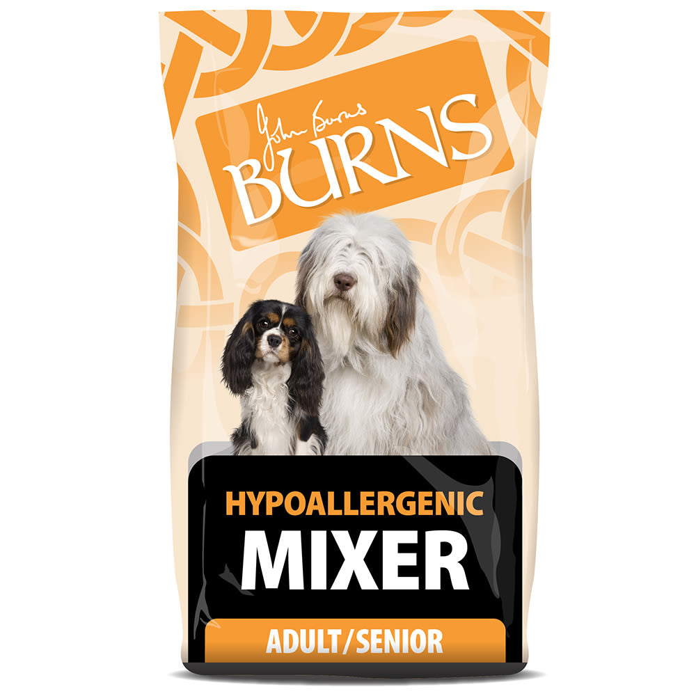 Burns Burns Hypoallergenic Mixer Duck Adult Dry Dog Food pet food packaging