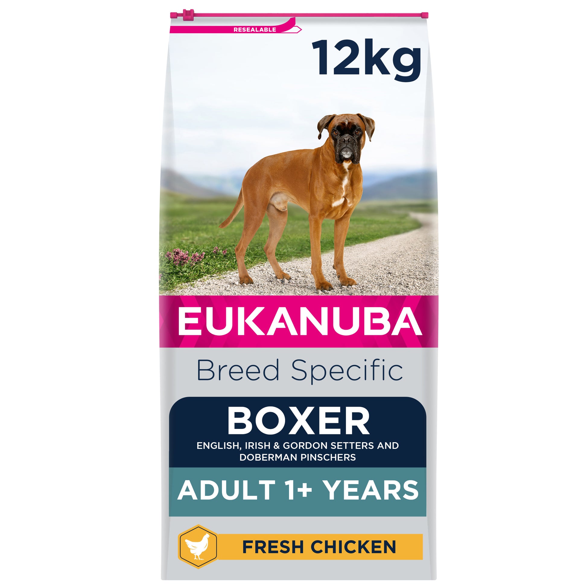 Eukanuba Eukanuba Specific Boxer Chicken Turkey Adult Dry Dog Food pet food packaging