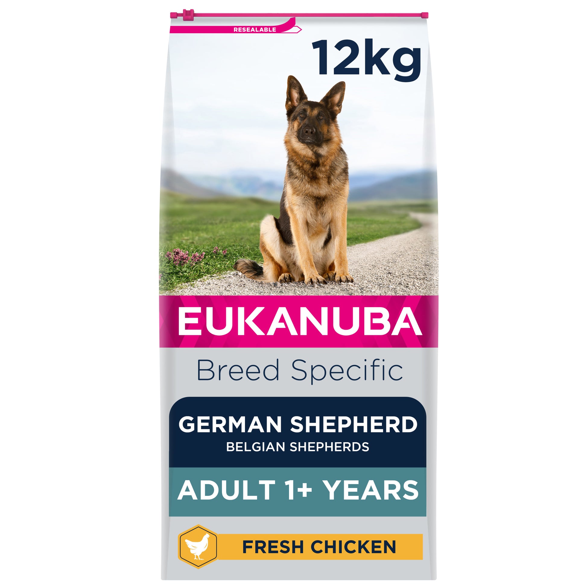 Eukanuba Eukanuba Specific German Shepherd Chicken Adult Dry Dog Food pet food packaging