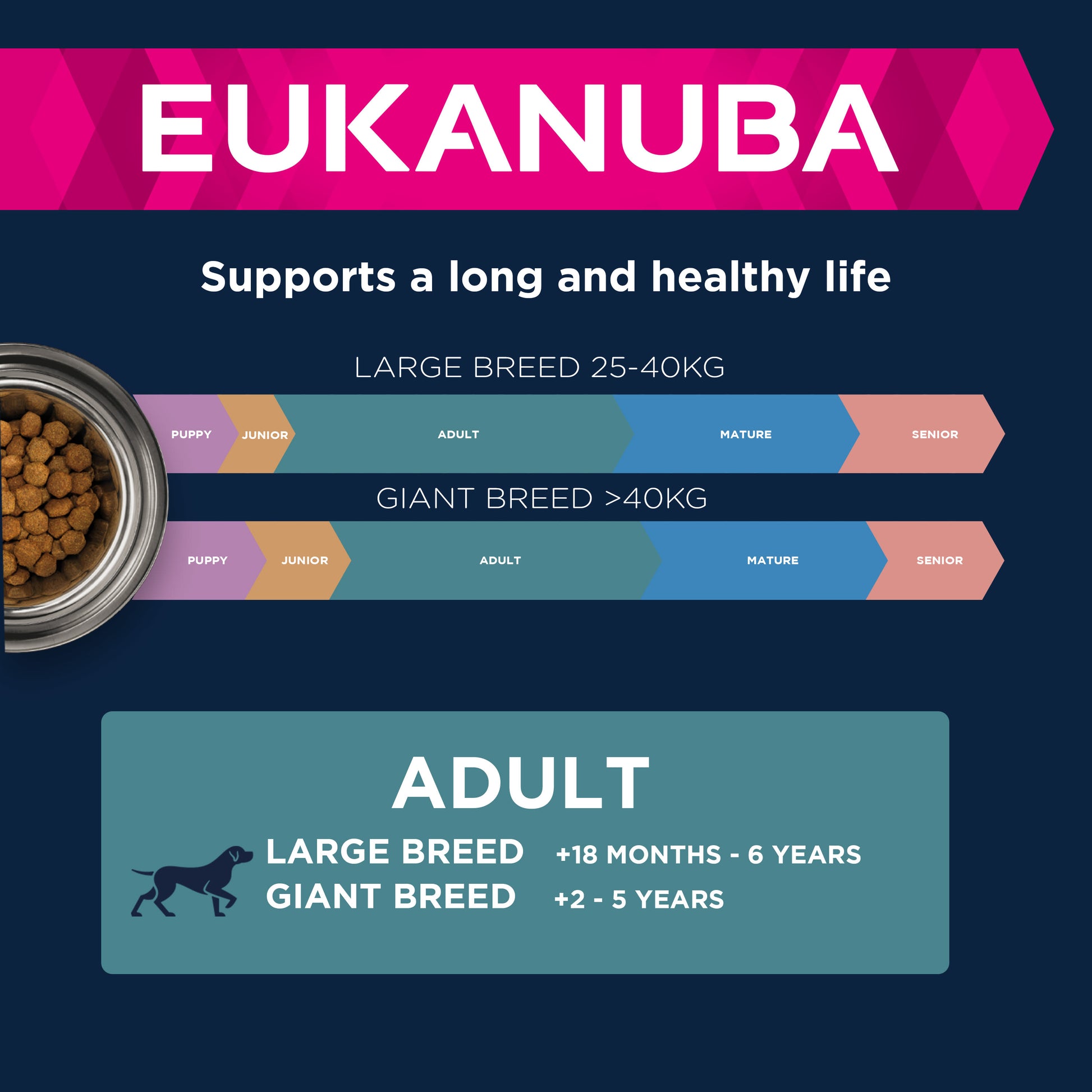Eukanuba Large Breed Adult Dry Dog Food Lamb Rice – Pet