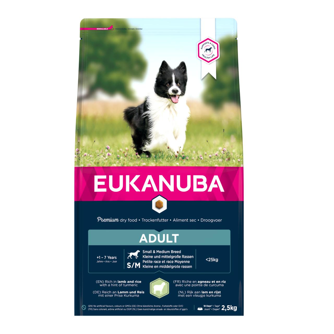 Eukanuba Eukanuba Chicken Lamb Turkey Adult Dry Dog Food pet food packaging