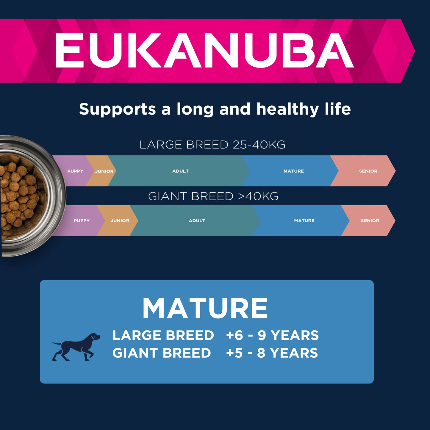 Eukanuba Thriving Mature Large Breed Dry Dog Food - Chicken