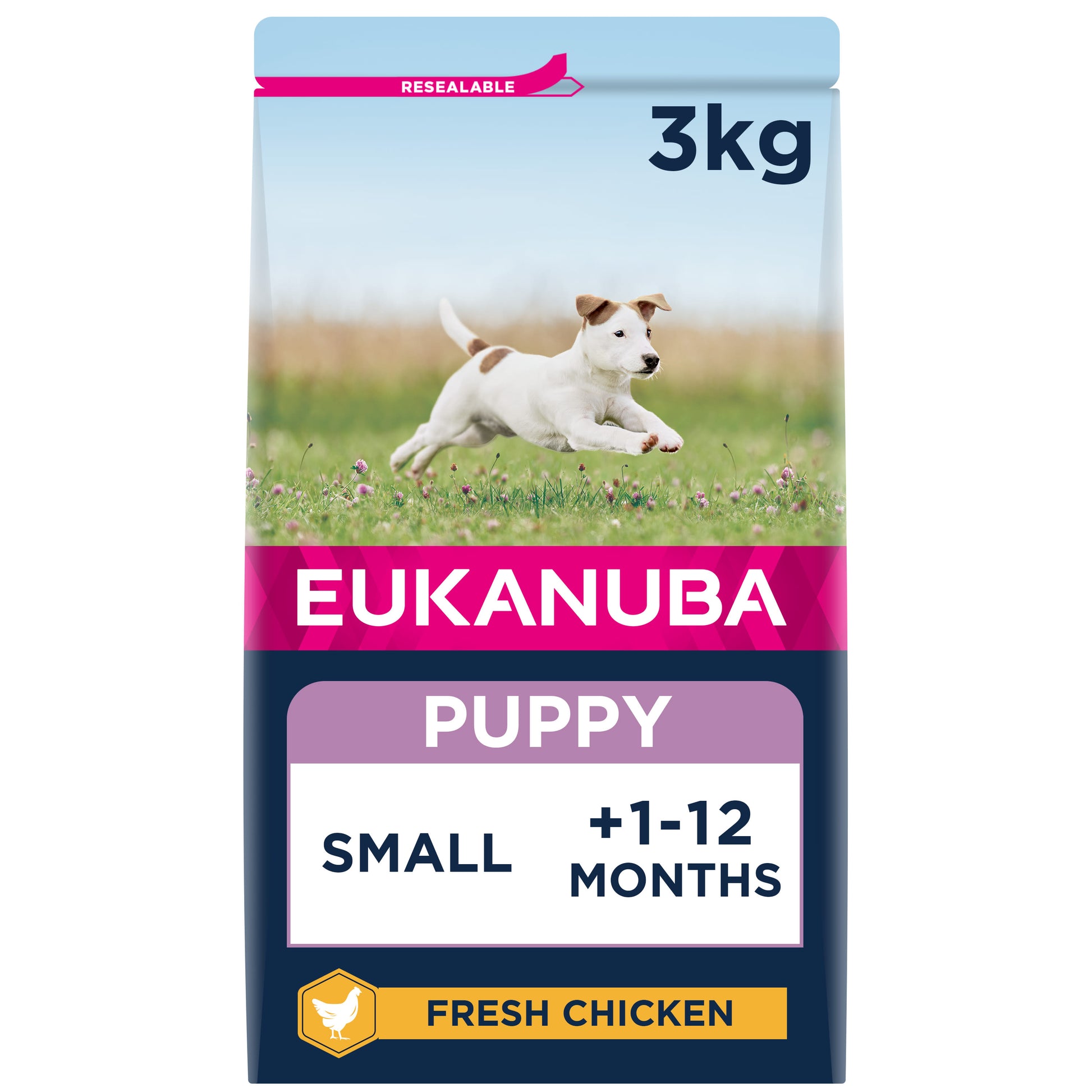 Eukanuba Eukanuba Small Chicken Turkey Puppy Dry Dog Food pet food packaging