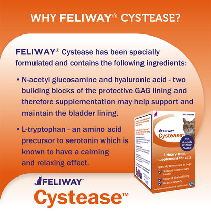 Feliway Cystease Advanced Urinary Tract Supplement