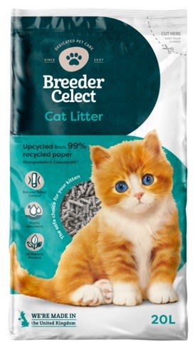 Breeder Celect Recycled Paper Cat Litter – Pet Supermarket