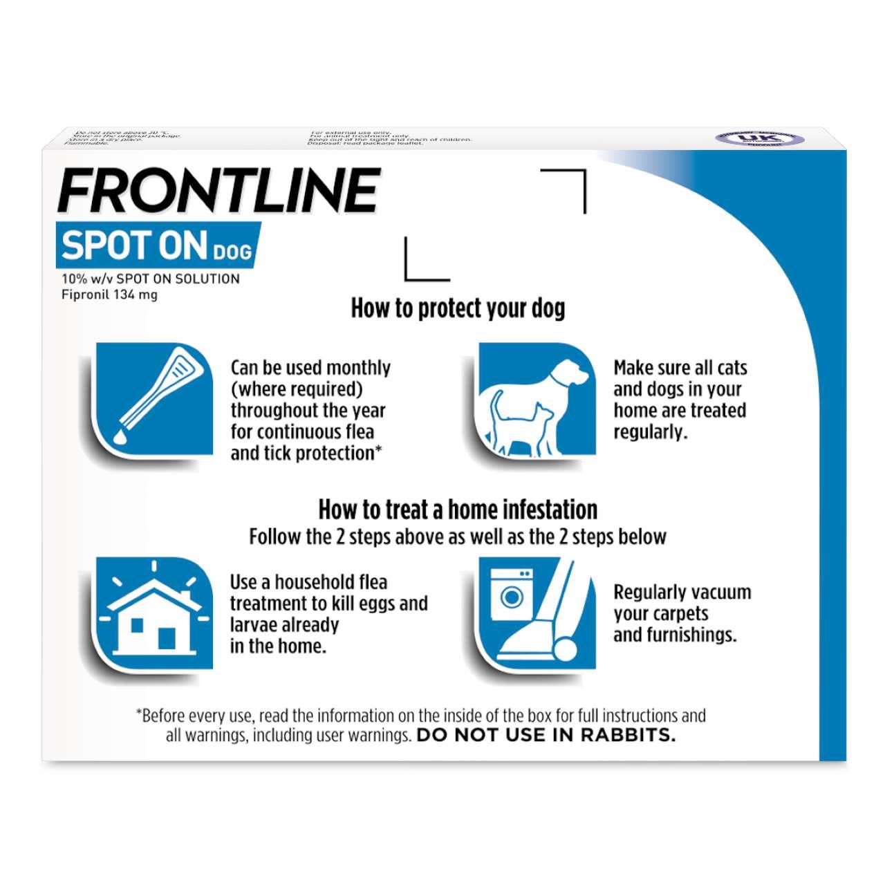 Frontline Spot On Flea & Tick Treatment for Medium Dogs (10-20kg