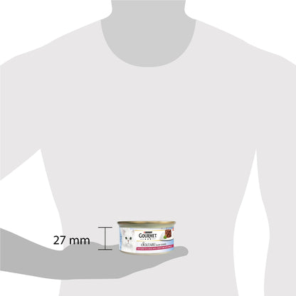 Gourmet Solitaire Adult Wet Cat Food - Beef in Tomato Sauce