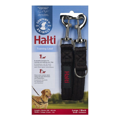 Halti Training Dog Lead in Black Large
