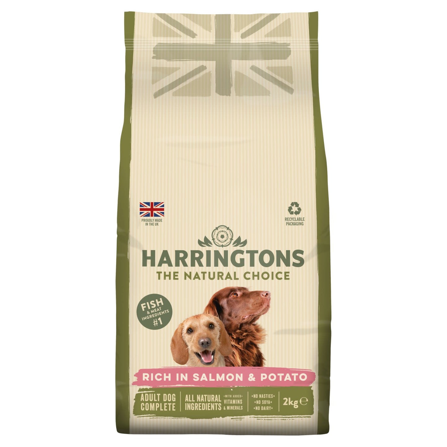 Harringtons Adult Dry Dog Food - Salmon & Potato