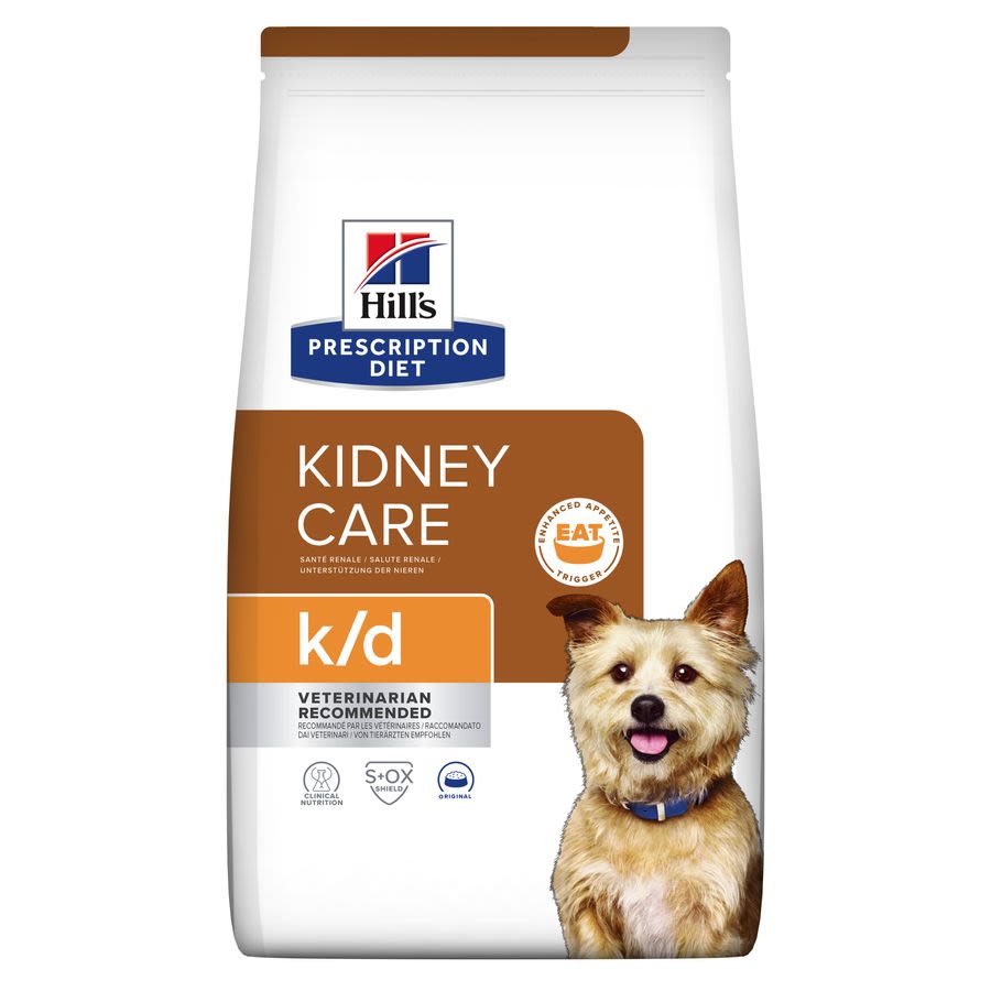 Hill's Hill'S Prescription Kidney Care Adult Dry Dog Food pet food packaging