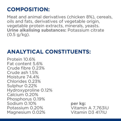 Hill's Prescription Diet c/d Multicare Urinary Care Wet Cat Food with Chicken