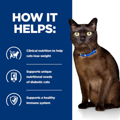 Hill's Prescription Diet m/d Diabetes Care Wet Cat Food with Chicken