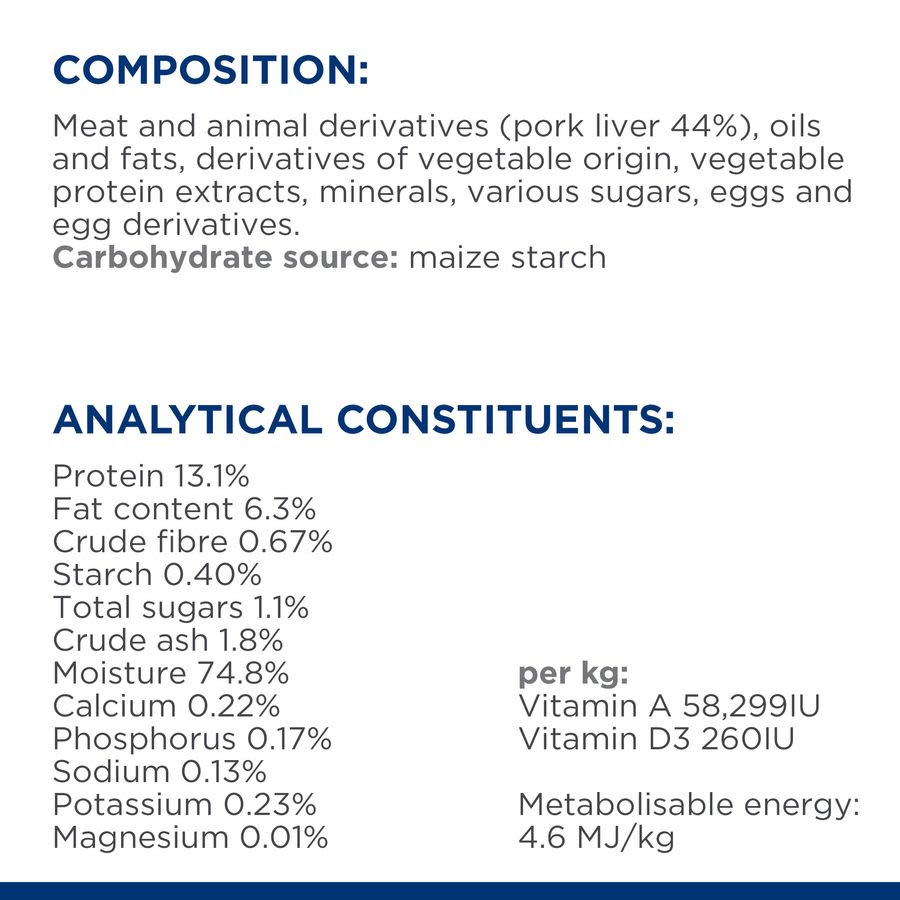 Hill's Prescription Diet m/d Diabetes Care Wet Cat Food with Chicken